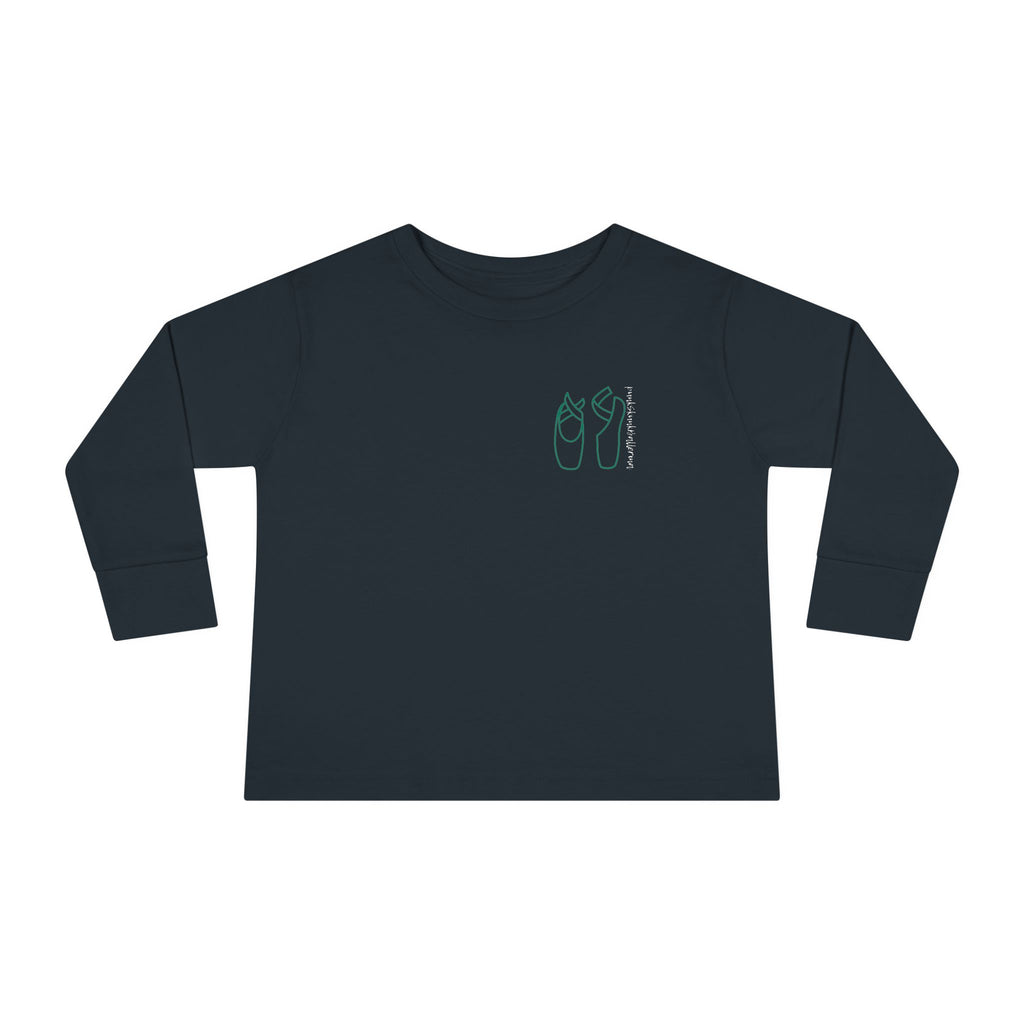 Pointe Shoes Toddler Long Sleeve Tee