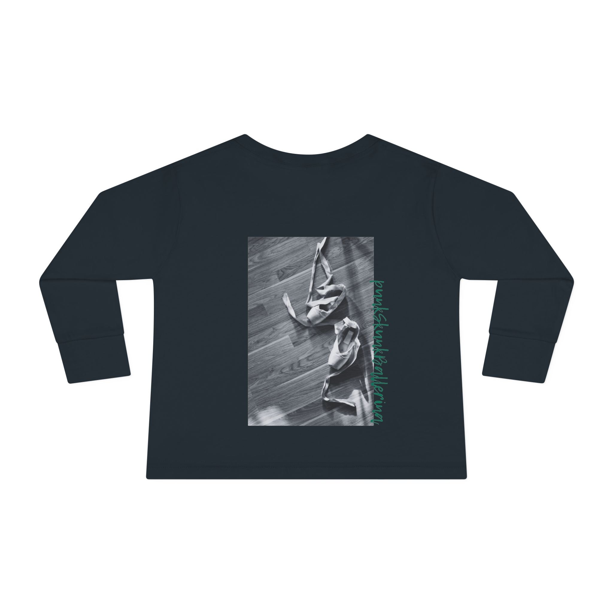 Pointe Shoes Toddler Long Sleeve Tee