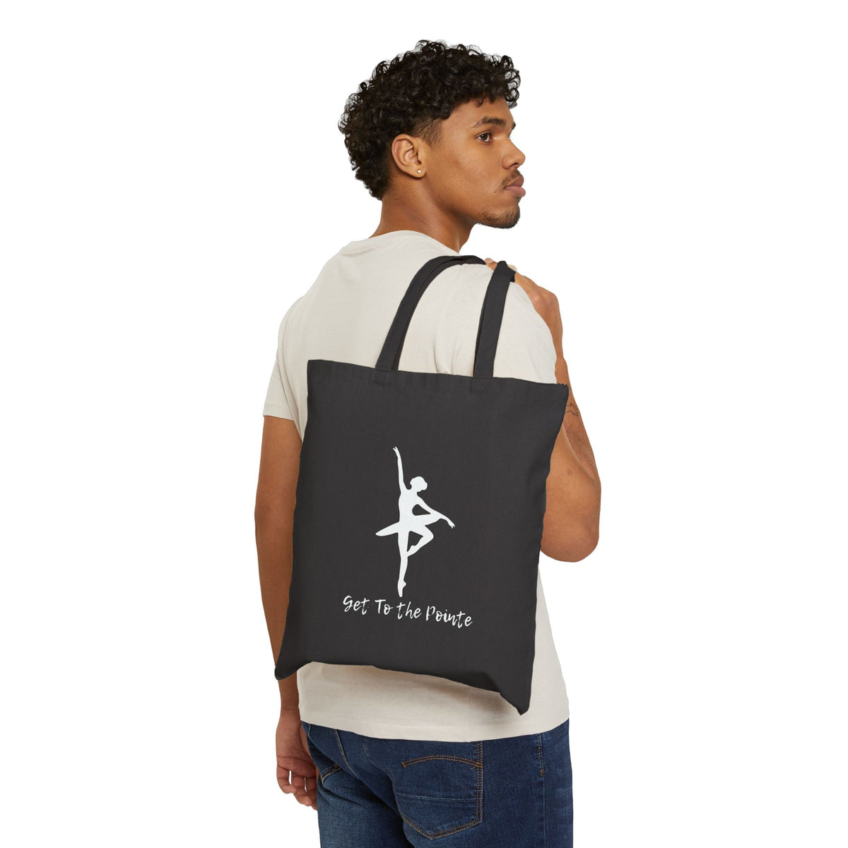 Get to the Pointe Cotton Canvas Tote Bag
